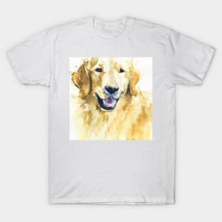 Golden Retriever Watercolor - Gift For Dog Lovers T-Shirt